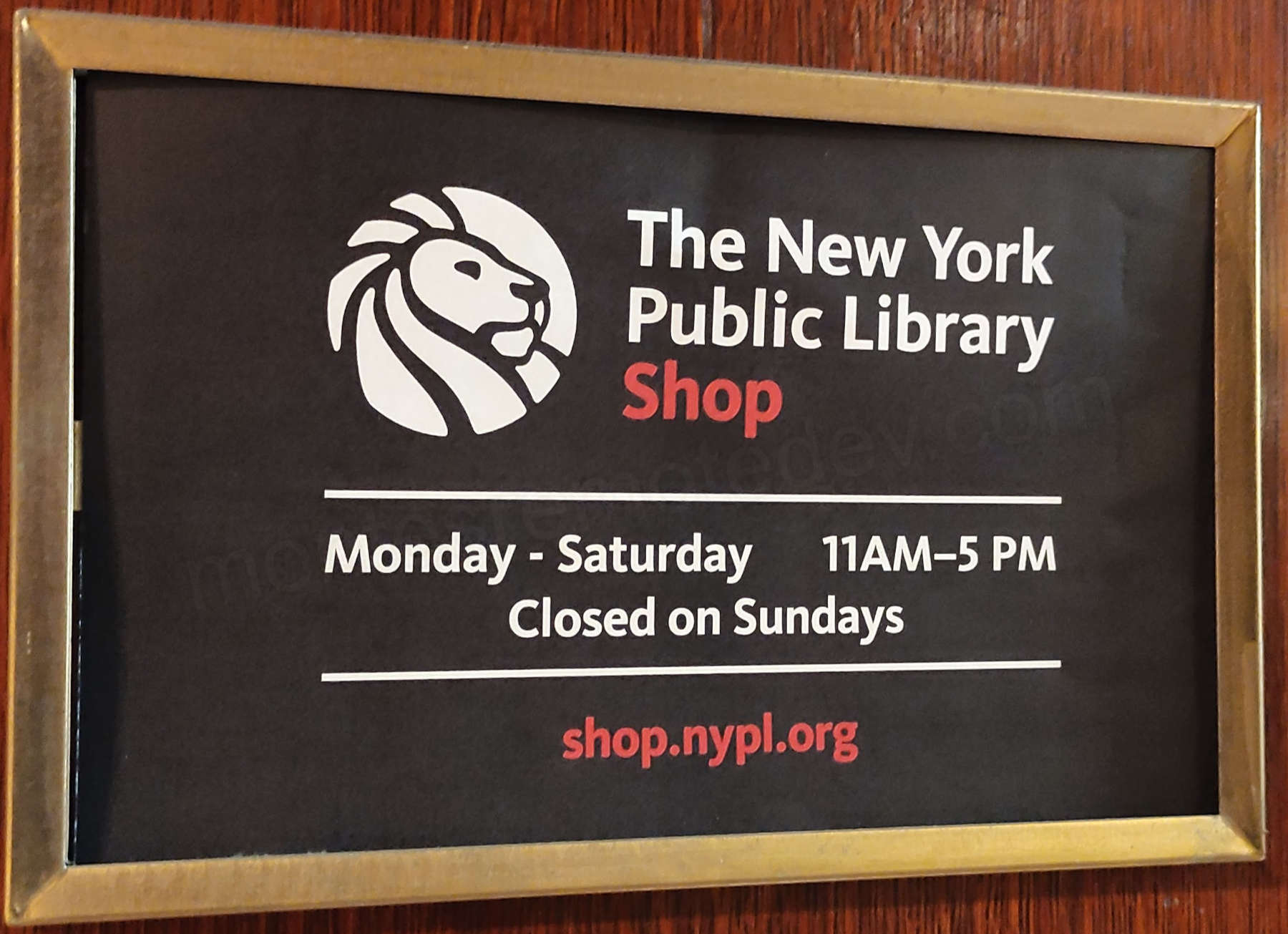 New York Public Library Shop